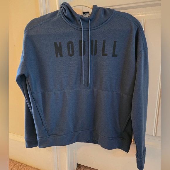 NOBULL Women's Blue Hoodie Sweat Shirt Size Small - Picture 1 of 4